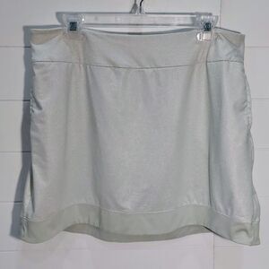 Adidas Women's Large Ultimate365 Golf Skort Green Geometric Print Pickleball